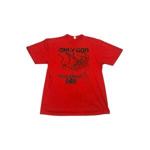Vintage Y2K “Only God Can Judge Me” Jesus Graphic Tee